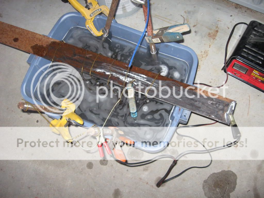 DIY Clean rust parts (in this case, brake calipers)